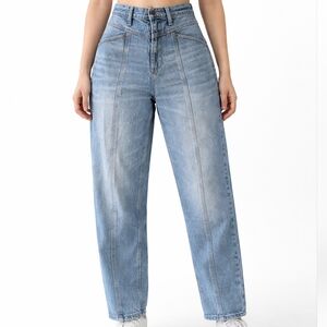 Abercrombie & Fitch Women's Jeans Light Wash Size 30 High Rise Casual Streetwear